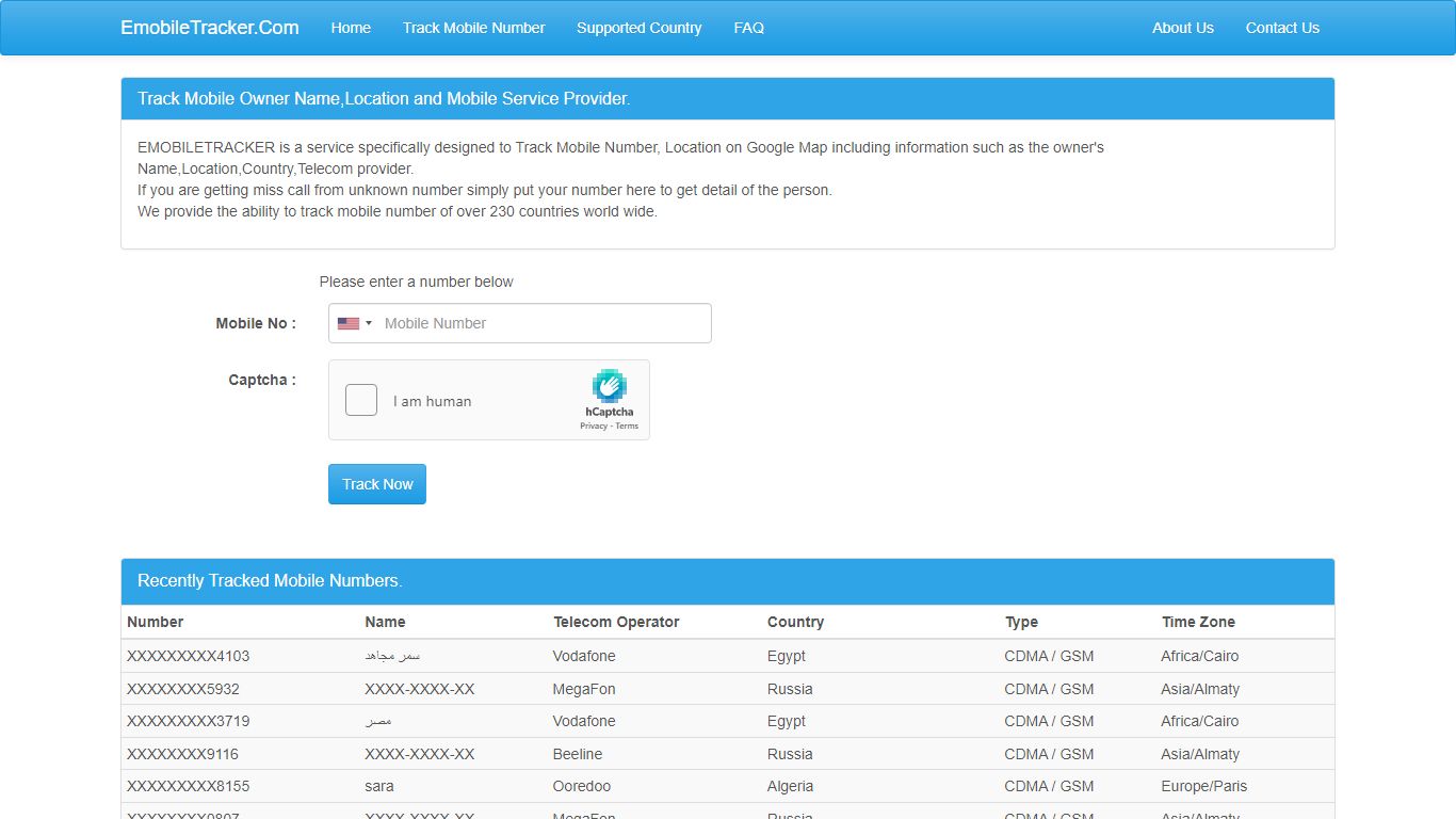 Mobile Number Tracker Find Owner Name and Location on Google Map.